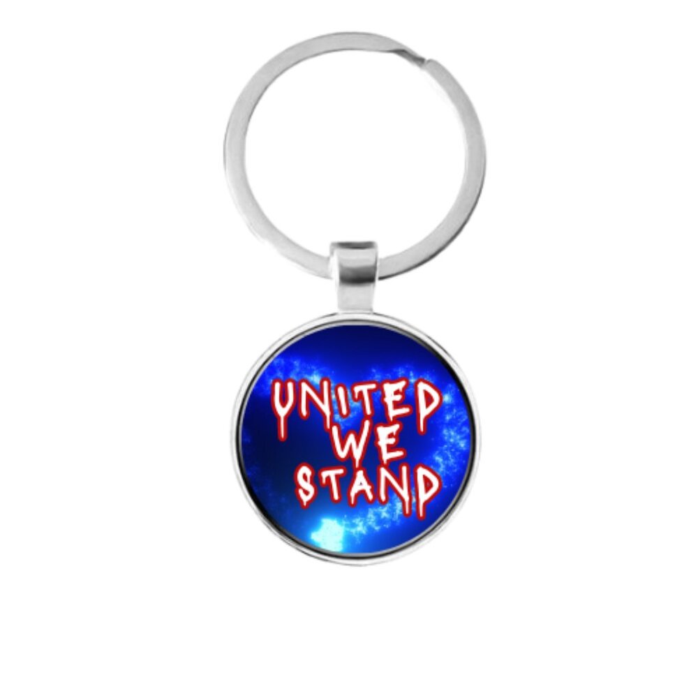 UNITED WE STAND (Style 2) CUSTOM KEY RING
